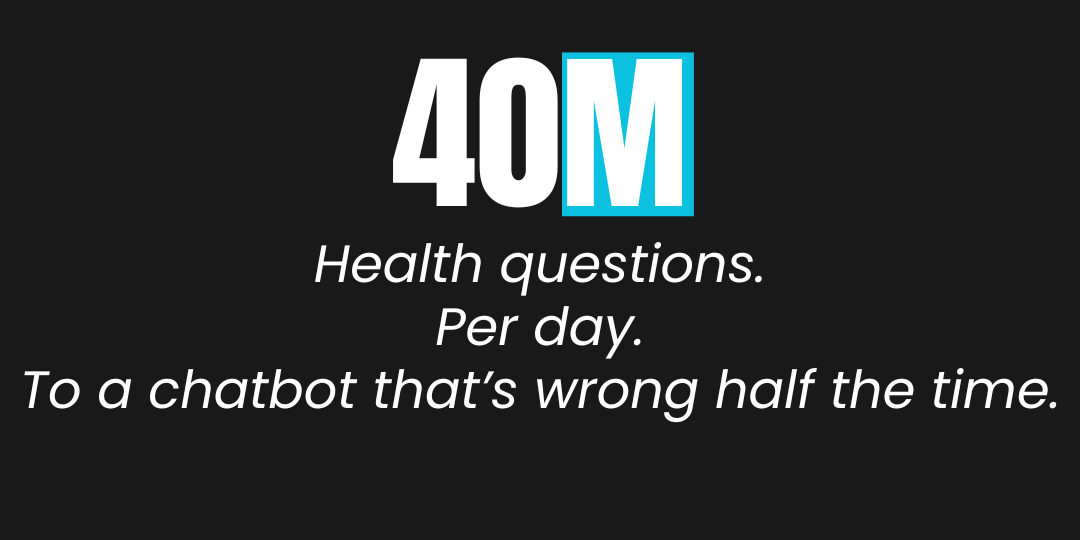 The AI Doctor Will See You Now. It Might Kill You.