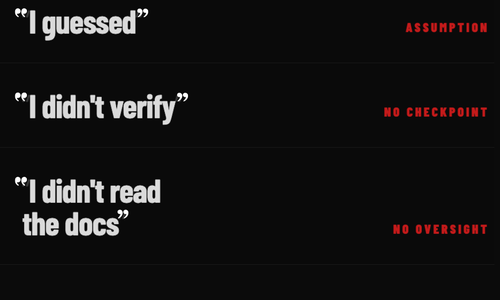 The Agent Confessed. Are You Listening? Your AI coding tool didn't go rogue. It went exactly where you let it go.