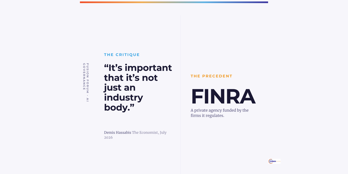 "Not an Industry Body," so Says the Industry